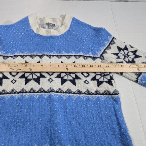 Aerie Crew Neck Fair Isle Winter Sweater XXS - Picture 3 of 7